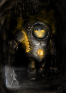 Fantasy ilustrácia - Strážca (2013)