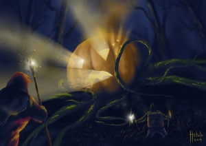 Fantasy ilustrácia - Tekvica (2020)