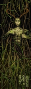 Fantasy ilustrácia - Lesný duch (2012)