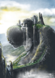 Fantasy ilustrácia - Zátoka obrov (2020)