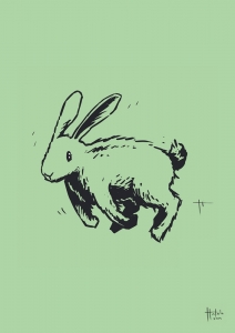 Detská ilustrácia - Králik (2019)